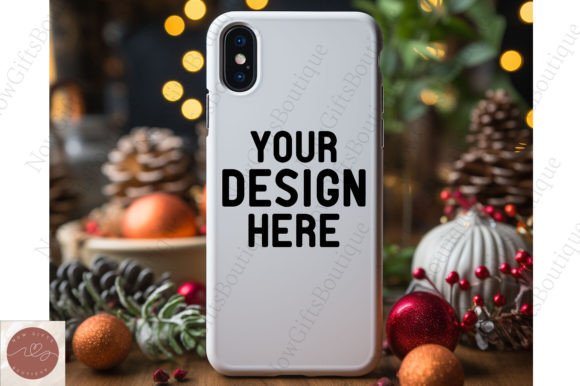 Cell Phone Case White Mockup 1 for Blog and Web Design