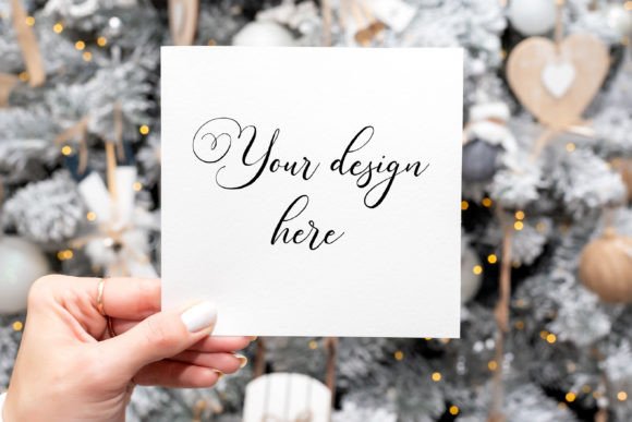 Christmas Card Mockup 18 for Christmas Amp Graphics