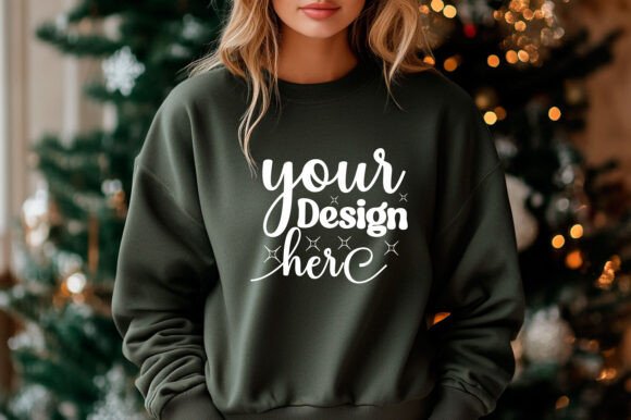 Christmas Sweater Mockup 107 - A Festive Graphic Design Asset