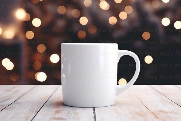 Christmas White Coffee Mug Mockup Review for Embroidery Projects