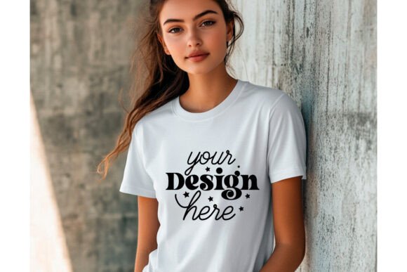 Gildan 5000 Tee Mockup 31 for Product Mockups and Graphics
