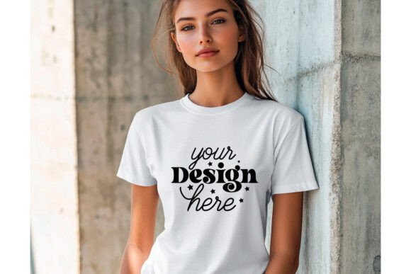 Gildan 5000 Tee Mockup 39 for Product Mockups and Graphics
