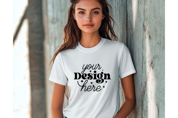 Gildan 5000 Tee Mockup 41 for Product Mockups and Graphics