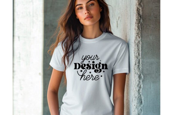 Gildan 5000 Tee Mockup 50 for Product Mockups and Graphics