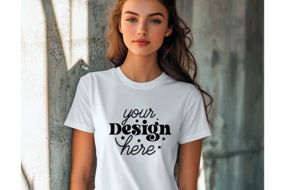 Gildan 5000 Tee Mockup 52 for Handmade Projects
