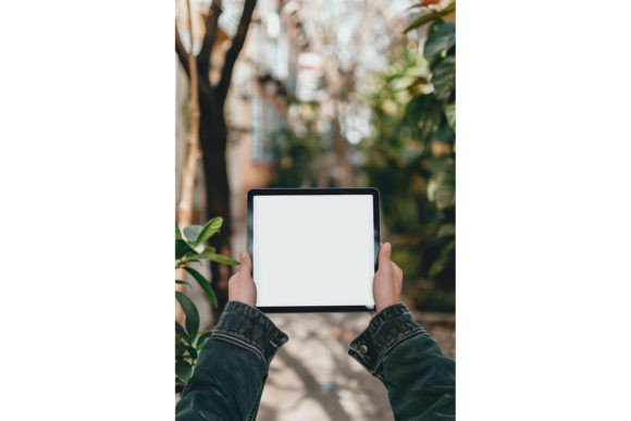 Ipad Tablet Mockup Black Border - Product Mockups for Graphics