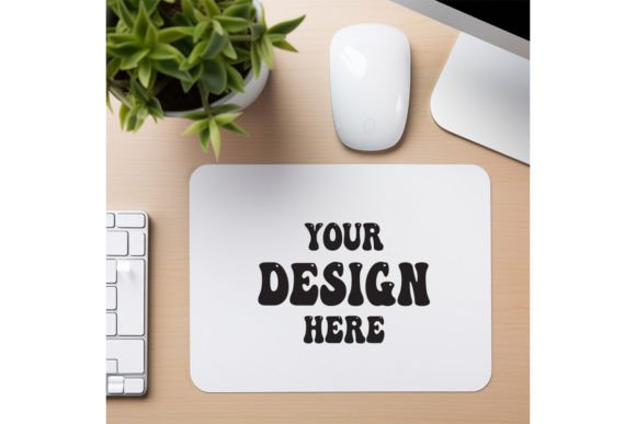 Mousepad Desk Pad Mockup for Product Mockups and Graphics