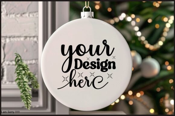 Round Christmas Ornament Mockup 17 Review