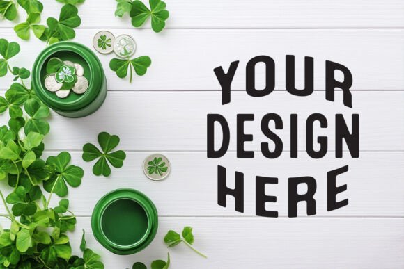 St. Patrick’s Day Mockup for Branding and Product Design