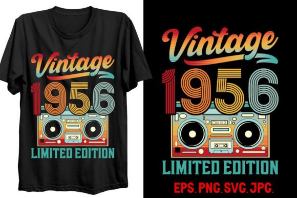 Vintage 1956 Limited Edition Graphics for Crafts