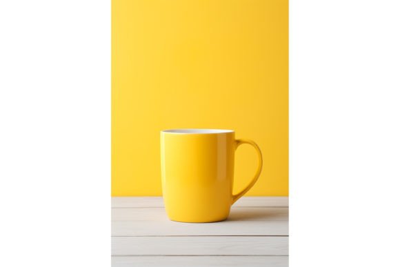 Yellow Mug Mockup – A Graphic Design Asset for Product Mockups